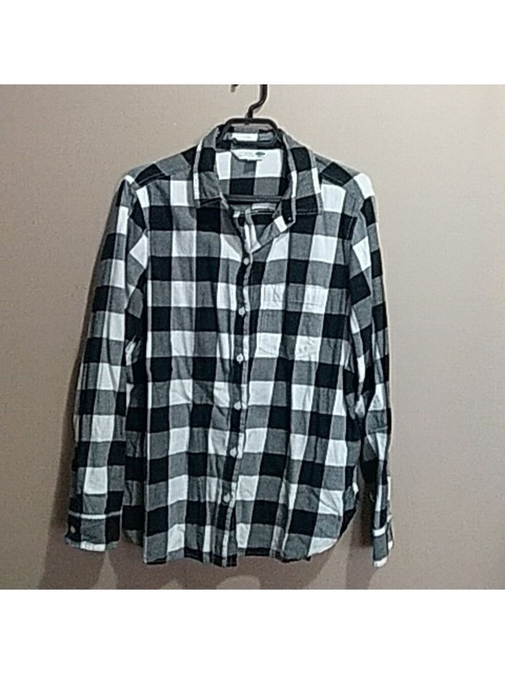 Old navy the classic plaid shirt size xl